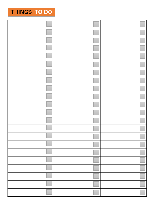 Room by Room Checklist for Moving PDF